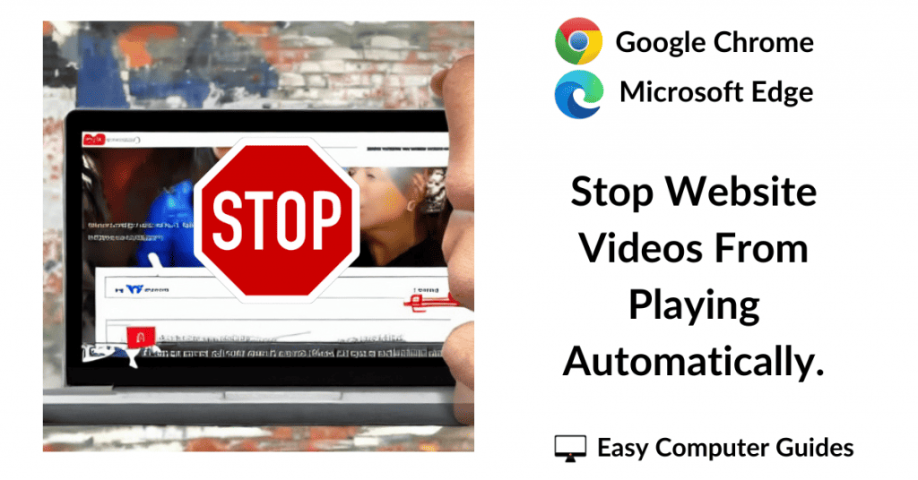 How to stop videos from auto playing on websites.