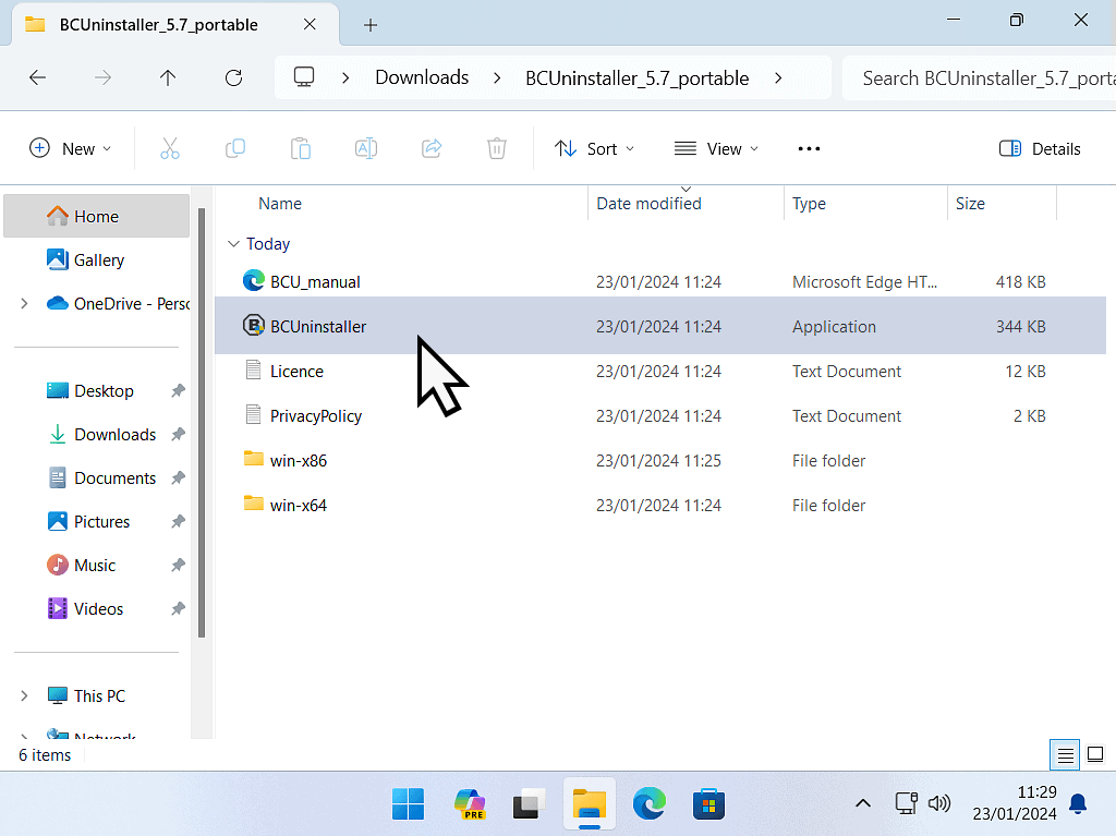 Launch BC Uninstaller application.
