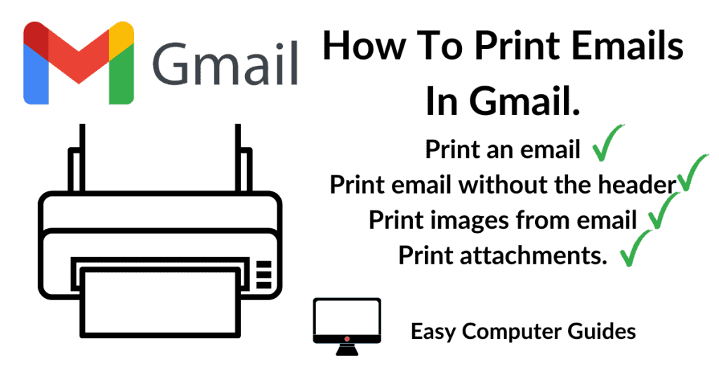 How To Print Emails In Gmail