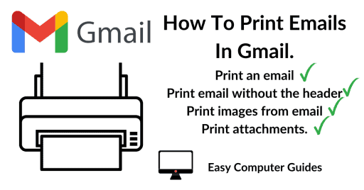 How To Print Emails In Gmail