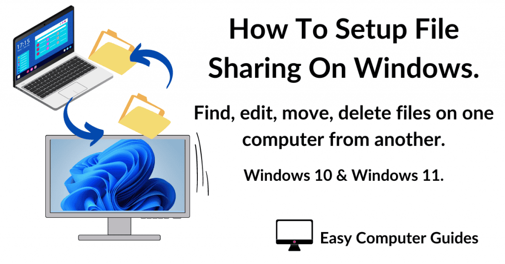 How to setup file sharing in Windows.