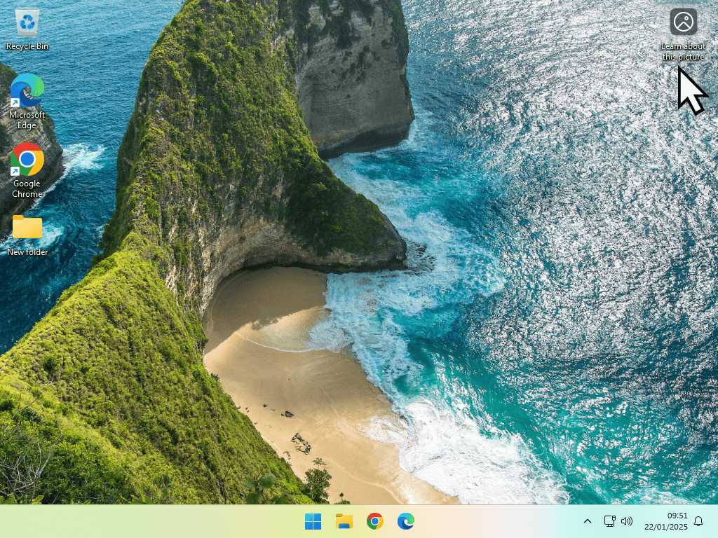 Learn about this picture icon highlighted on Windows desktop.