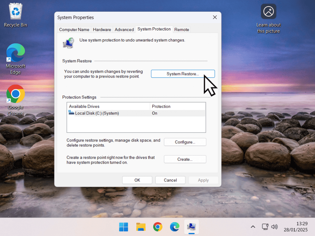 Recovering a PC