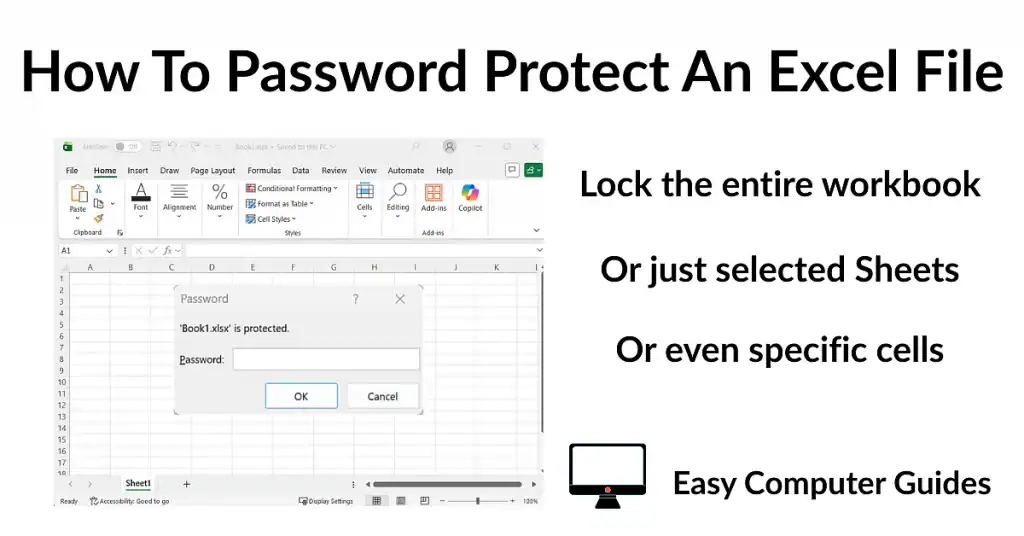 How to password protect an Excel file